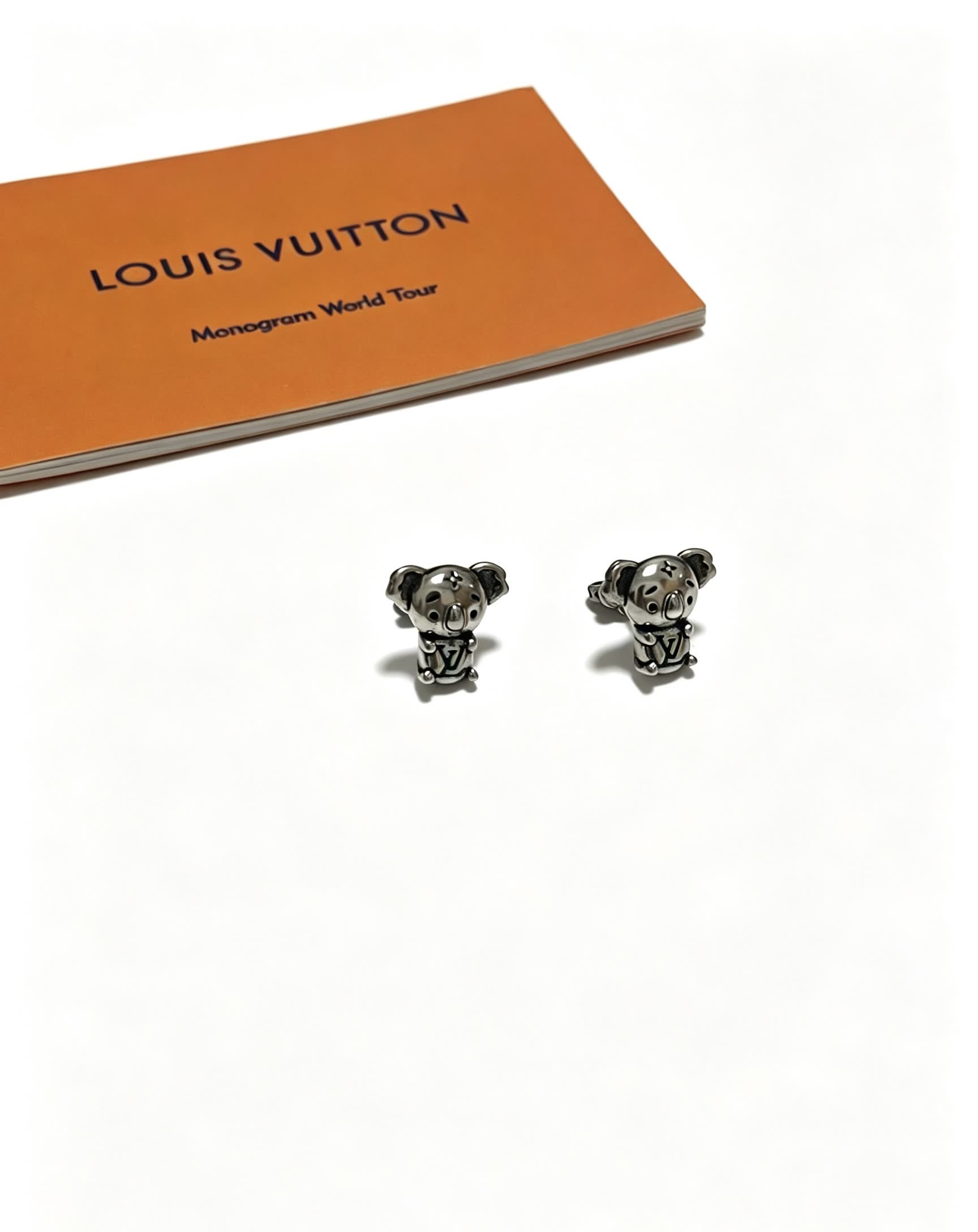 Louis Vuitton Koala Stud Earrings